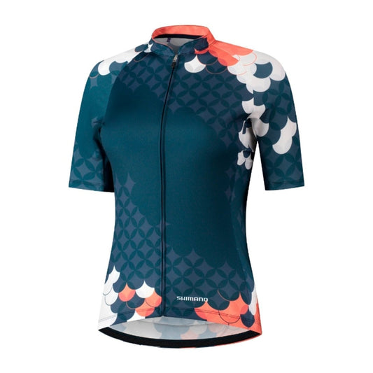 Jersey Shimano Mujer Manga Corta Navy Talla G/M - FIERRIDE