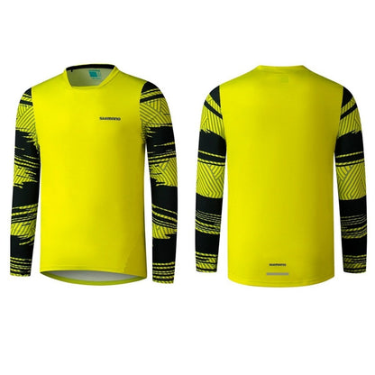 Jersey Shimano Myoko Manga Larga Amarillo Talla XL - FIERRIDE