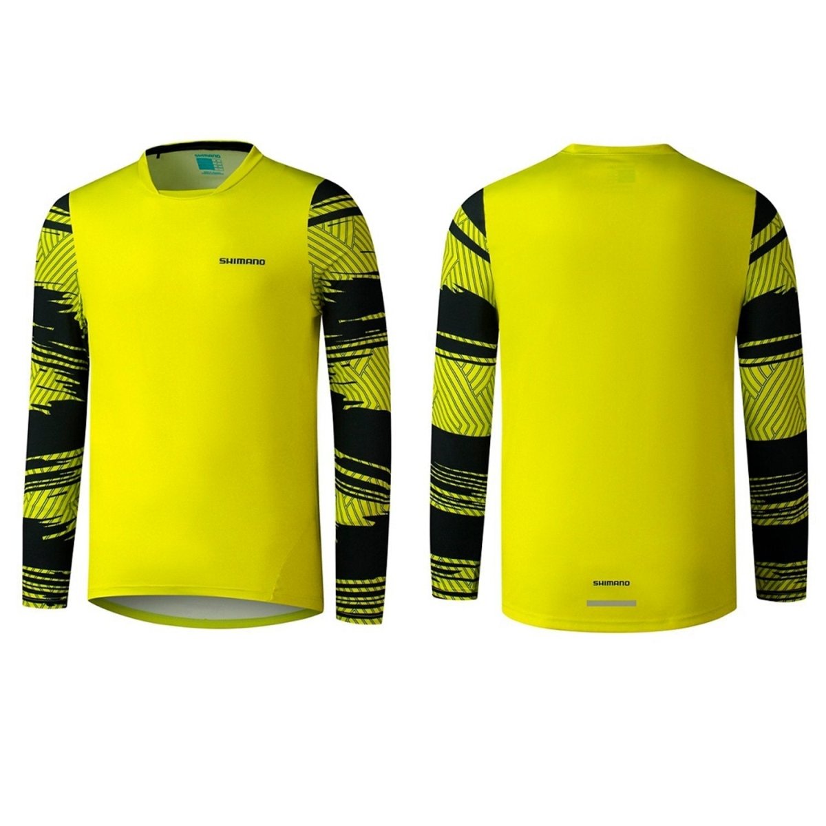 Jersey Shimano Myoko Manga Larga Amarillo Talla XL - FIERRIDE