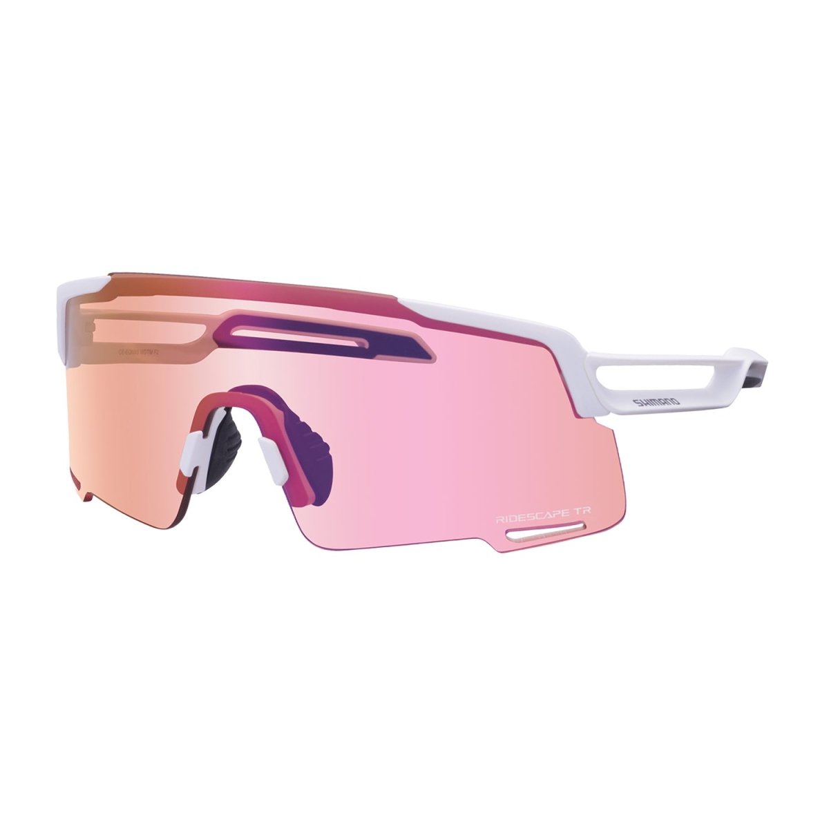 Lentes Shimano Equinox Ridescape Trail Matte White Talla S - FIERRIDE