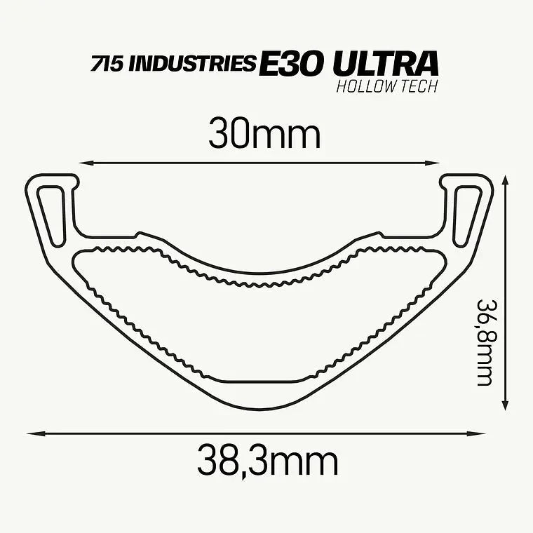 Llanta 715 Industries E30 Ultra aro 27,5 - FIERRIDE