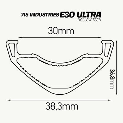 Llanta 715 Industries E30 Ultra aro 27,5 - FIERRIDE