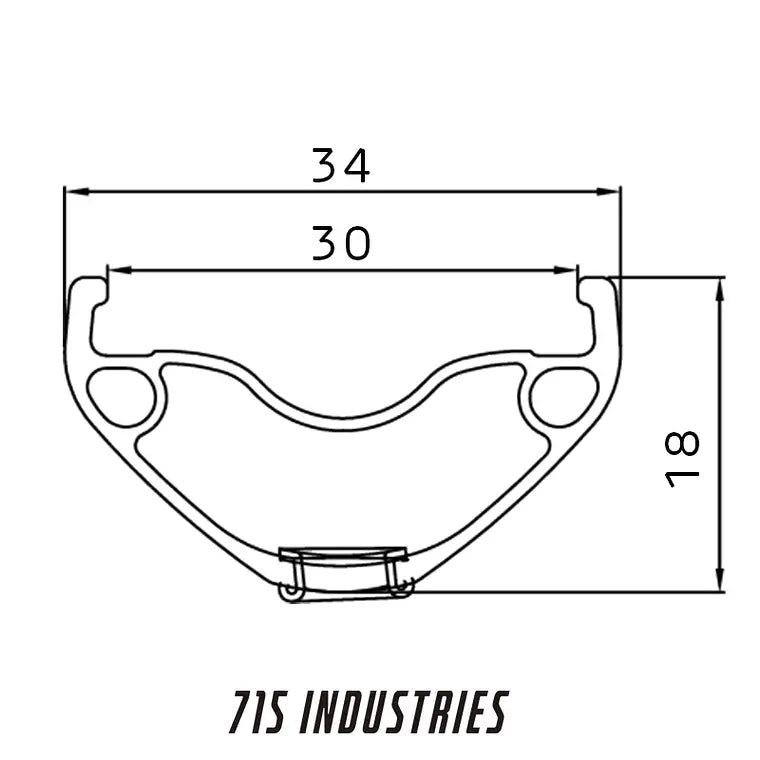 Llanta 715 Industries Enduro H30 aro 29 - FIERRIDE