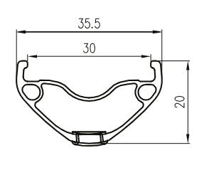 Llanta Alexrims MD30 SSE 29" 32h - FIERRIDE