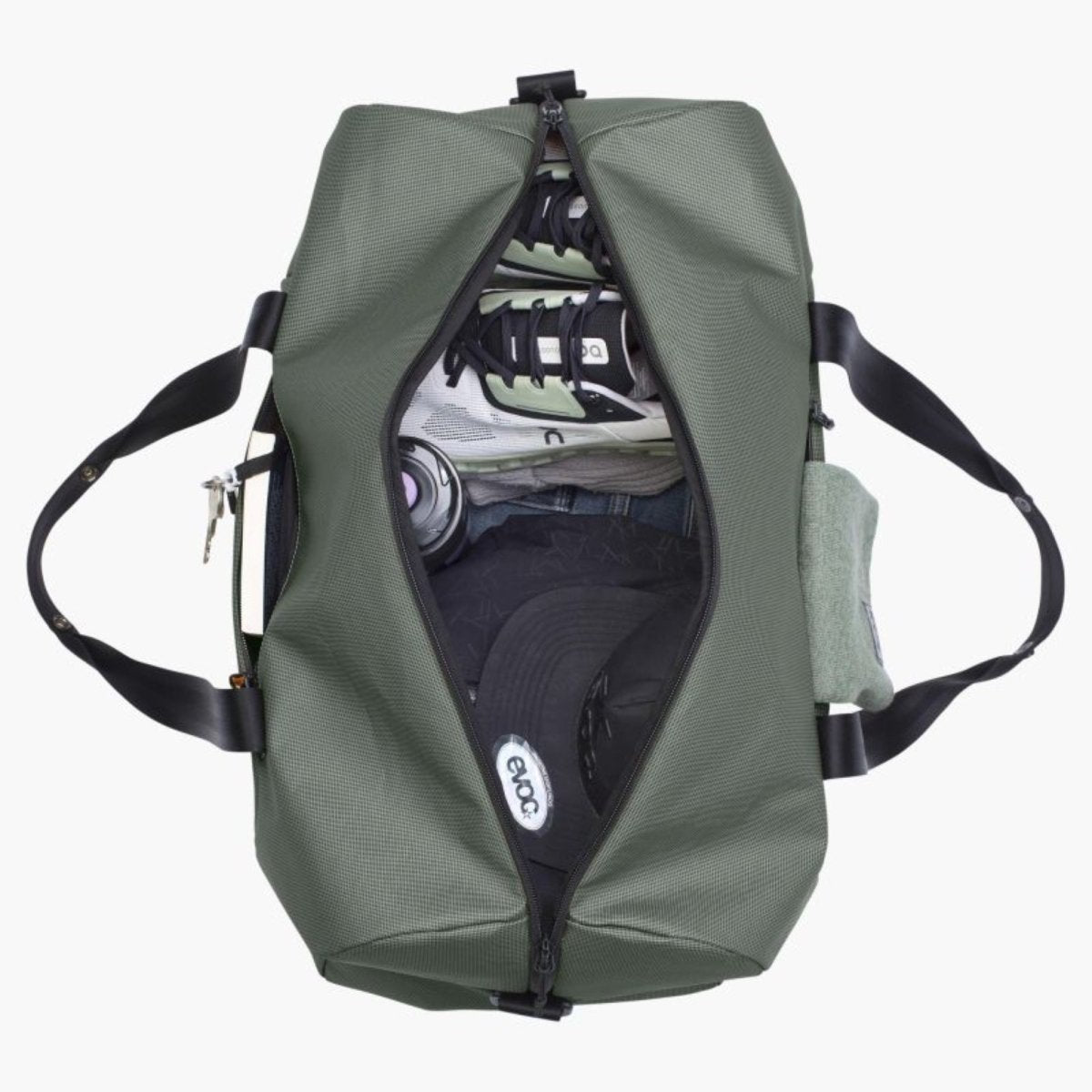 Maleta EVOC Weekender 40L – Bolso de Viaje MTB Oliva/Negro - FIERRIDE