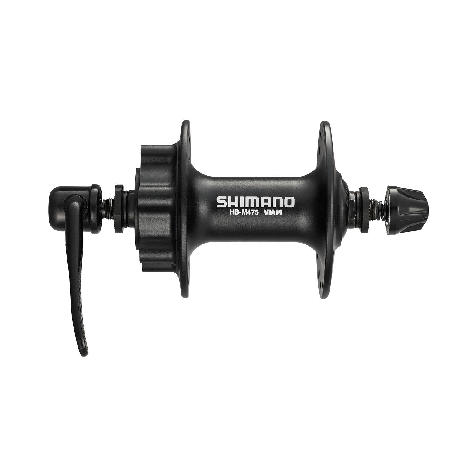 Maza Delantera Shimano HB - M475 36H 6 Pernos QR 100mm Negra - FIERRIDE