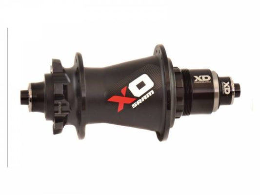 Maza SRAM X0 9/12x135/142 28H QR XD Disco 6P Aluminio Negro - FIERRIDE