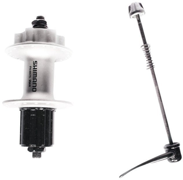 Maza Trasera Shimano FH - M475 - S 36H 6 Pernos QR 135mm Silver - FIERRIDE