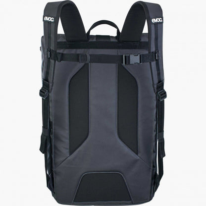 Mochila EVOC Duffle 16L Gris Carbón – Bolso Deportivo MTB - FIERRIDE