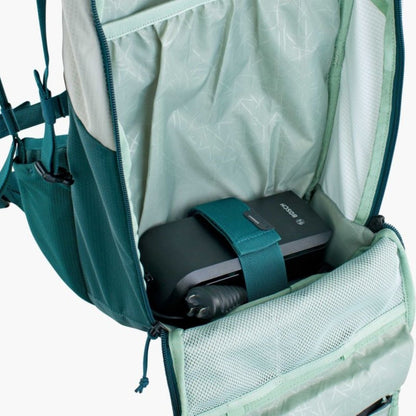 Mochila EVOC E-Ride 12L Hidratación MTB Gris Petróleo - FIERRIDE