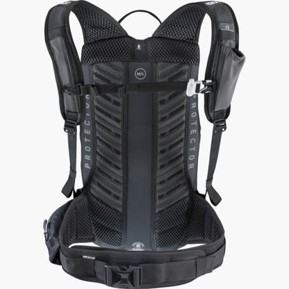 Mochila EVOC FR Lite Race 10L con Protección Dorsal Gris S - FIERRIDE