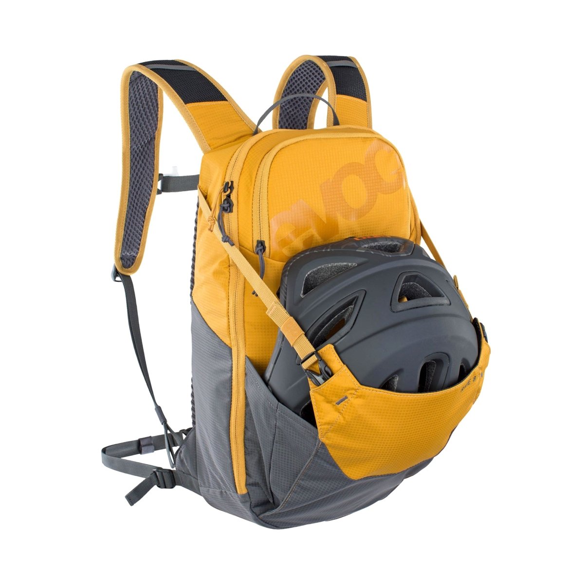 Mochila EVOC Ride 8 + Bolsa 2L Loam Carbon Gris - FIERRIDE