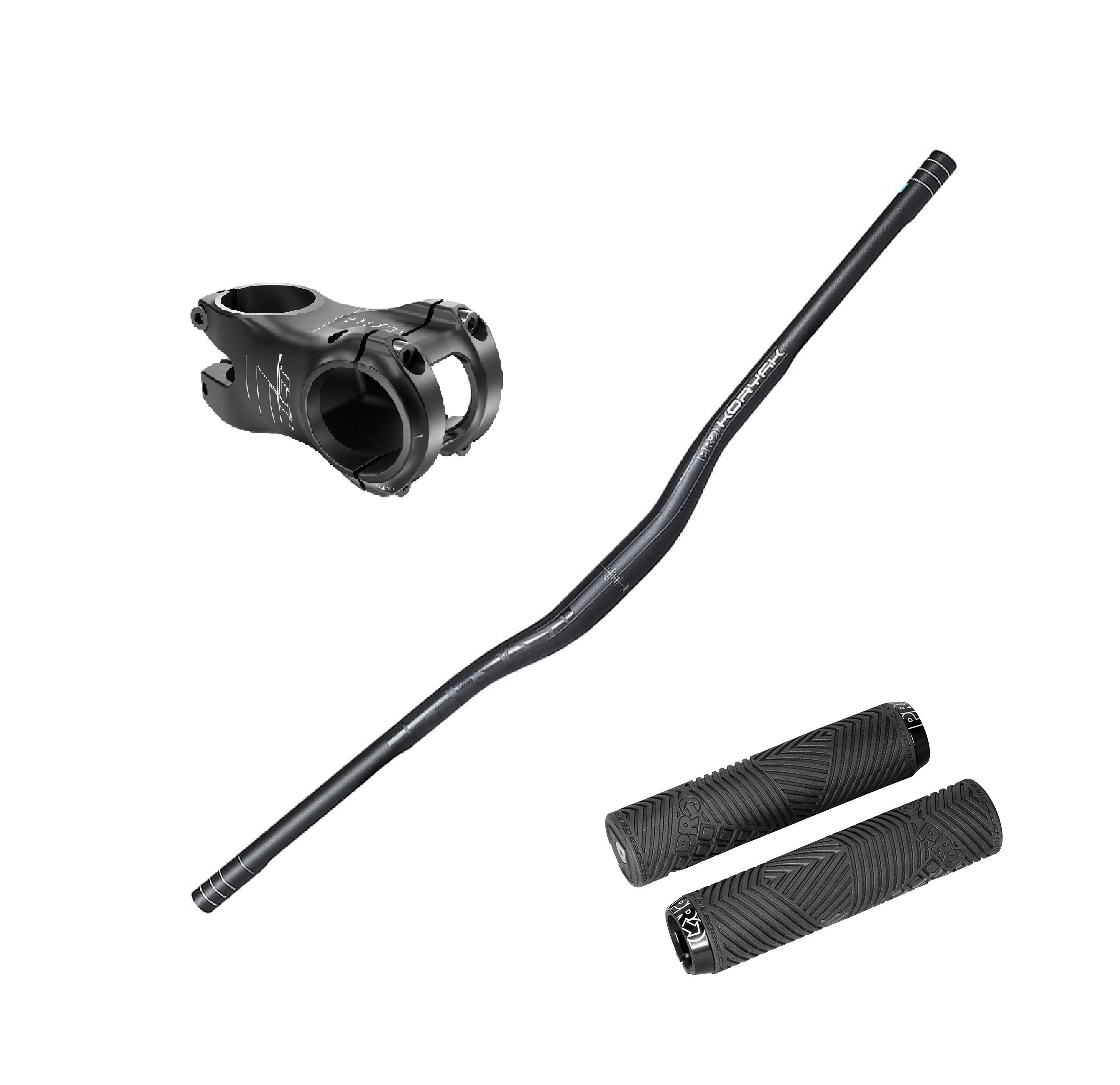 Pack Cockpit PRO 31.8 v2 (Manubrio + Potencia + Puño PRO Lock On 3 variantes) - FIERRIDE