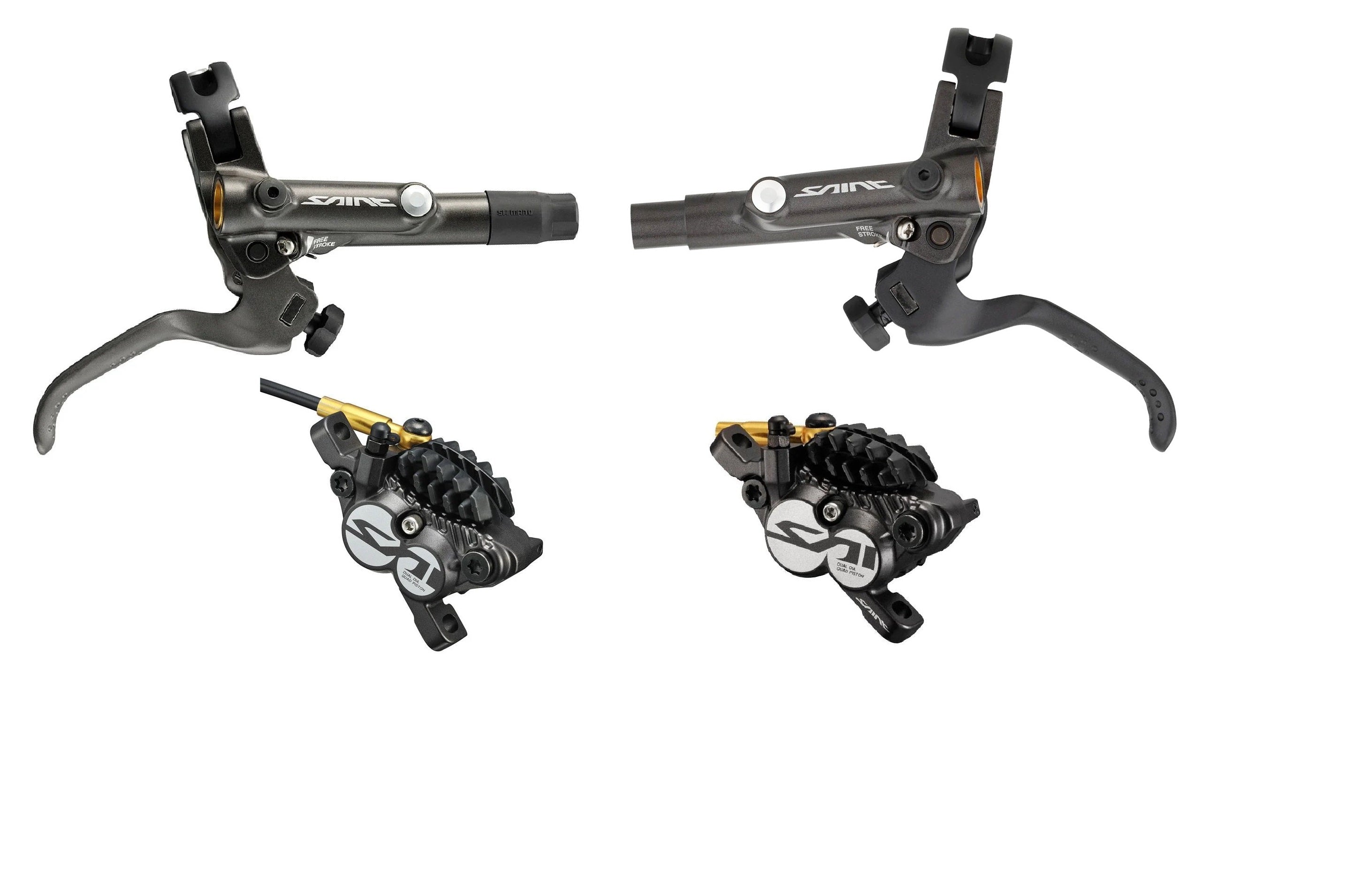 Pack completo frenos Shimano Saint BR - M820 4 pistones (Delantero + trasero) - FIERRIDE