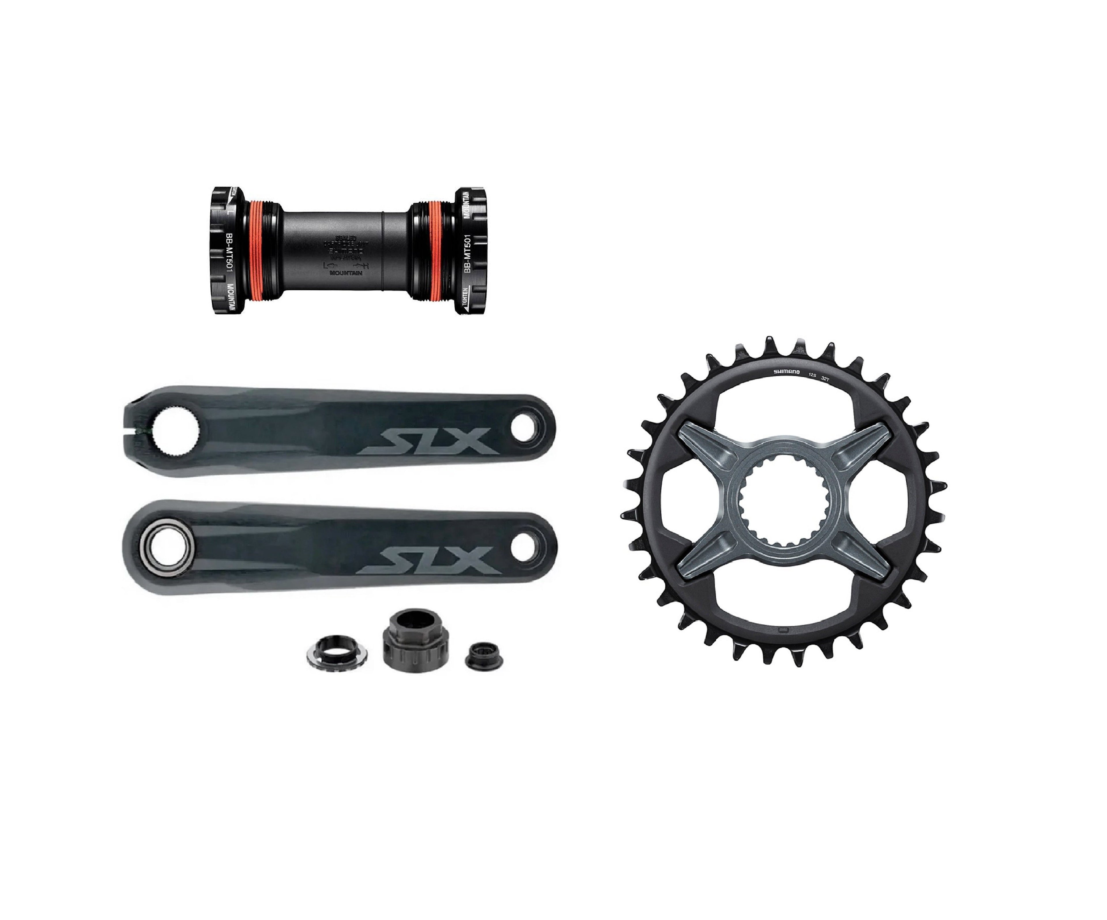 Pack Crankset Shimano SLX + Caja de Centro - FIERRIDE
