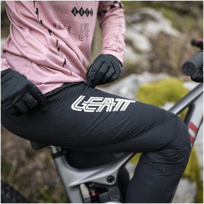 Pantalón Leatt MTB Gravity 3.0 Mujer Negro Racing - FIERRIDE