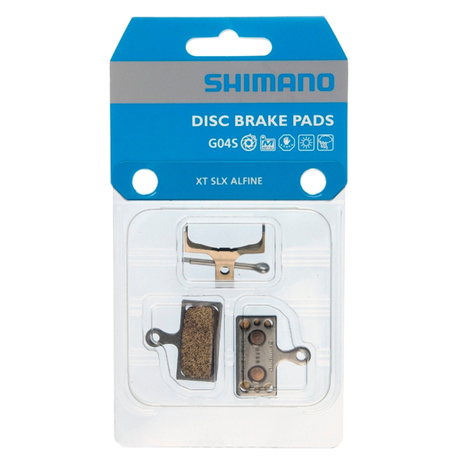 Pastilla de freno Shimano G04Ti Metal - 2 pistones - FIERRIDE
