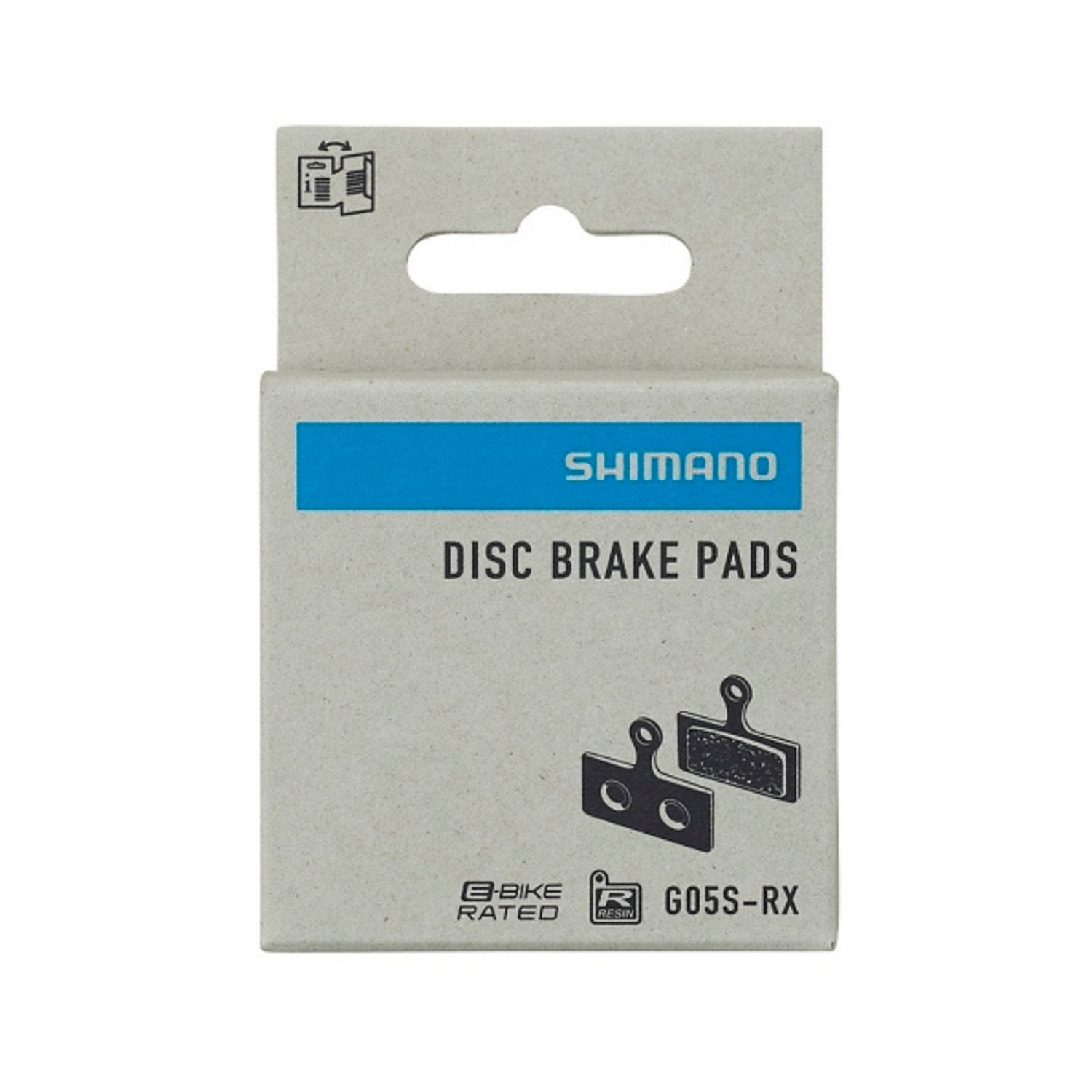 Pastilla de freno Shimano G05A - RX Resina (sin aletas) – 2 Pistones - FIERRIDE