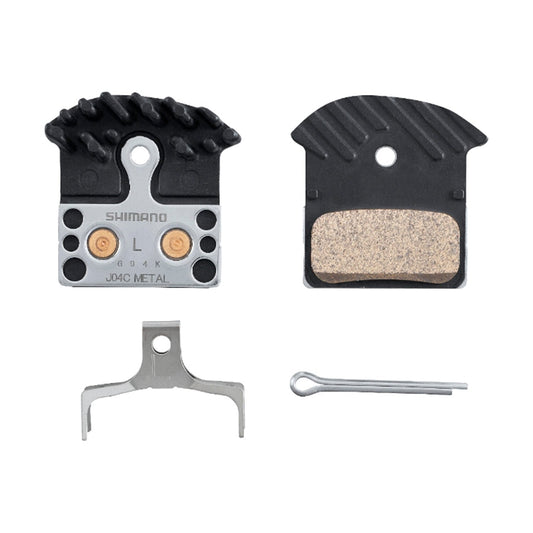 Pastilla de freno Shimano J04C Metal con aletas (Ice Tech) - 2 pistones - FIERRIDE