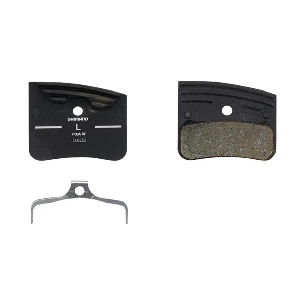 Pastilla de freno Shimano resina con aleta P03A-RF + muelle - FIERRIDE