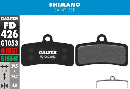 Pastillas de Freno Galfer para Shimano M7120/8020/8120/9120 - FIERRIDE