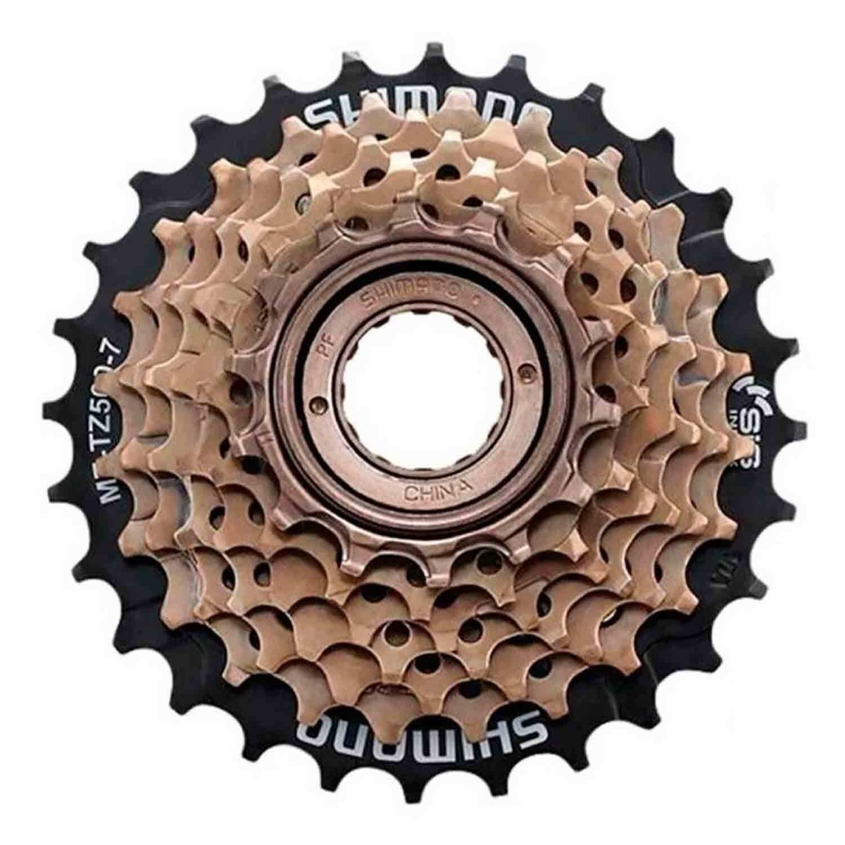 Piñón Atornillado Shimano Tourney MF-TZ500-7, 7 Vel. (14-28T) - FIERRIDE