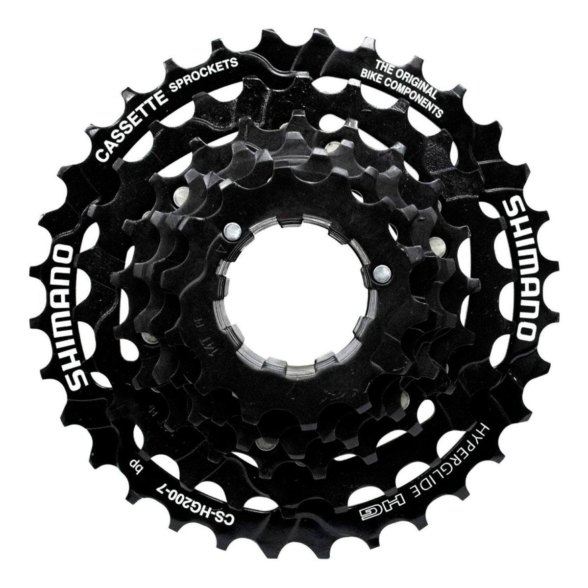 Piñon Cassette Shimano Tourney CS-HG200-7 12-14-16-18-21-26-32 (EN Bolsa) ACSHG2007232T - FIERRIDE