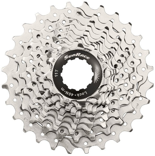 Piñón Cassette SunRace CSRS0 10V 11-32T plateado - FIERRIDE