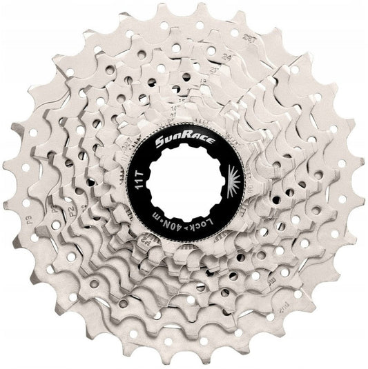 Piñón Cassette SunRace CSRS1 10V 11-28T plateado - FIERRIDE
