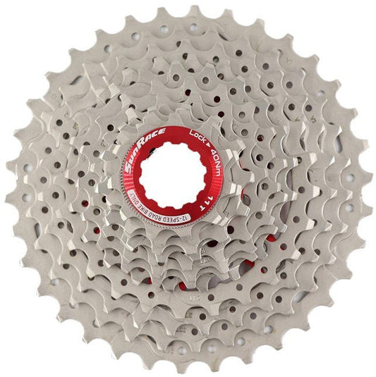 Piñón Cassette SunRace CSRZ800 12V 11-36T plateado - FIERRIDE