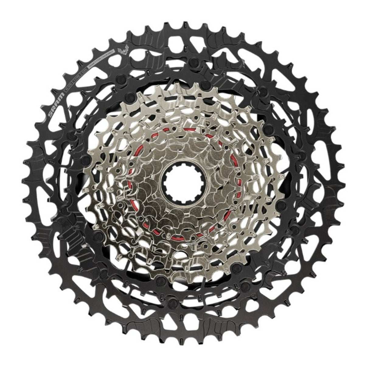 Piñón SRAM Eagle T-Type AXS XS1270 10-52T Plateado MTB - FIERRIDE