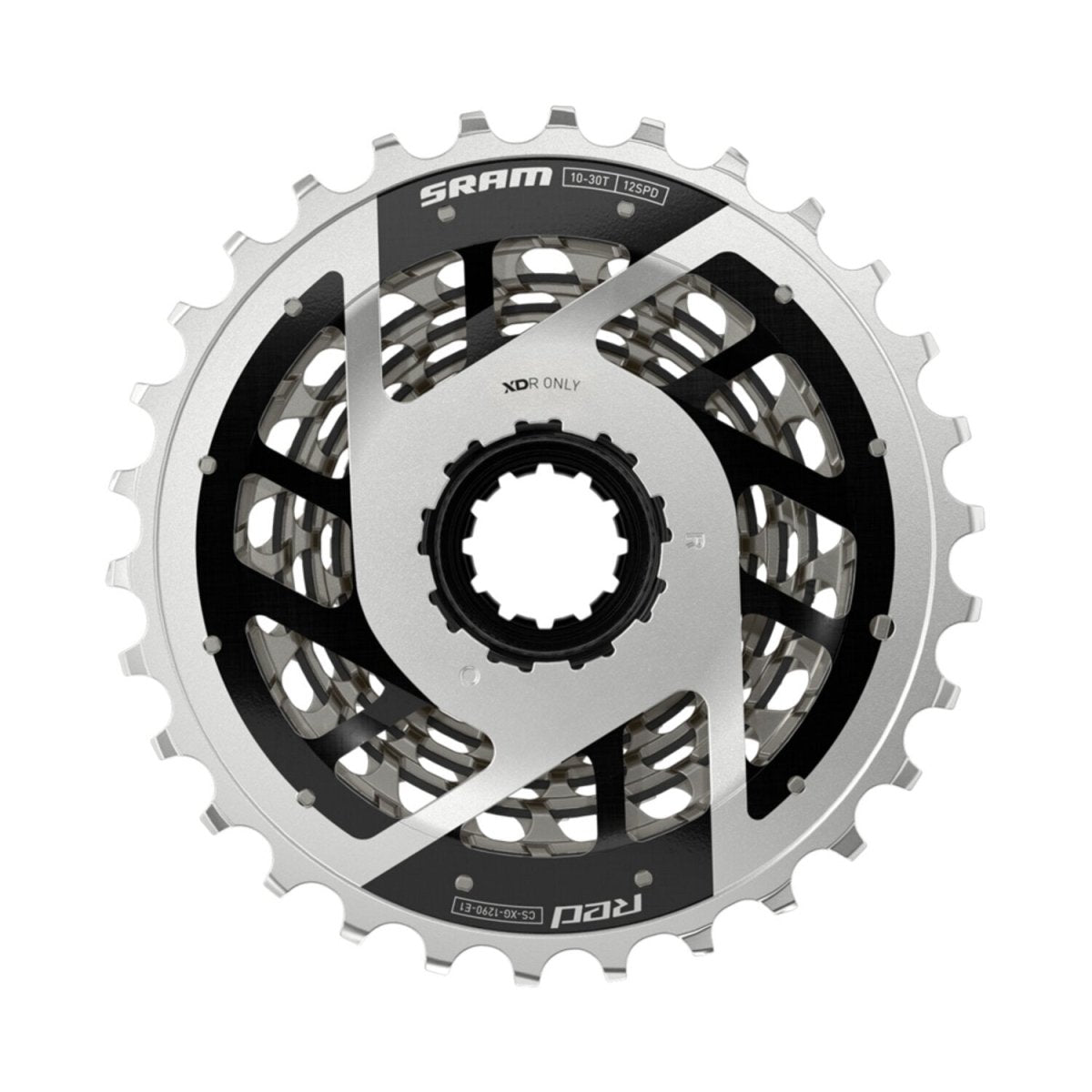 Piñón SRAM RED XG-1290 X-Dom E1 12V 10-30T Plateado XDR - FIERRIDE