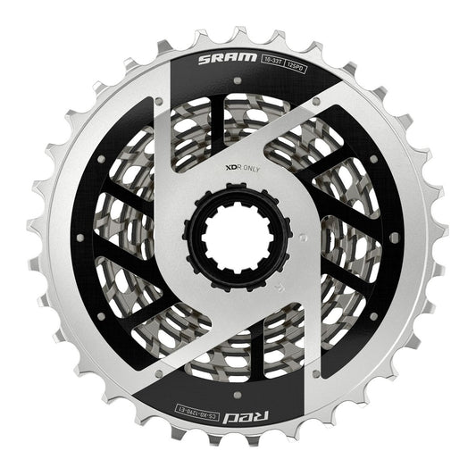 Piñón SRAM XDR RED E1 X-Dome XG1290 12V 10-33T Plateado - FIERRIDE