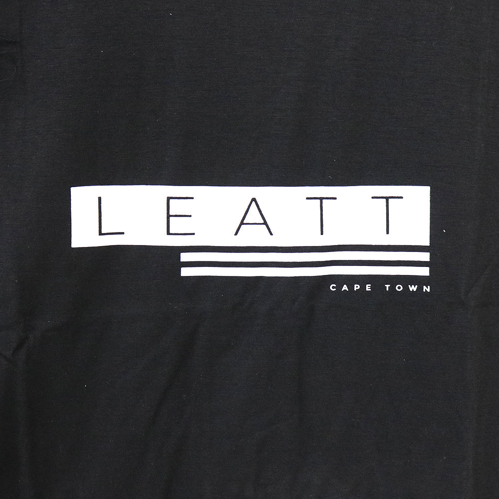 Polera Leatt Logo Blanco Negro M | Lifestyle MTB - FIERRIDE