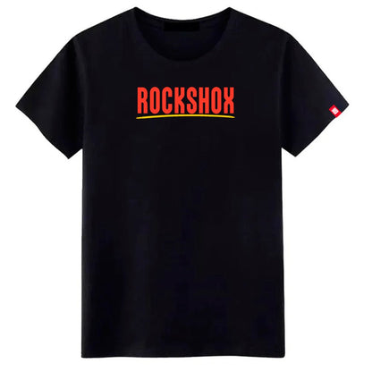 Polera Rockshox Paint Brush Logo Negro - FIERRIDE