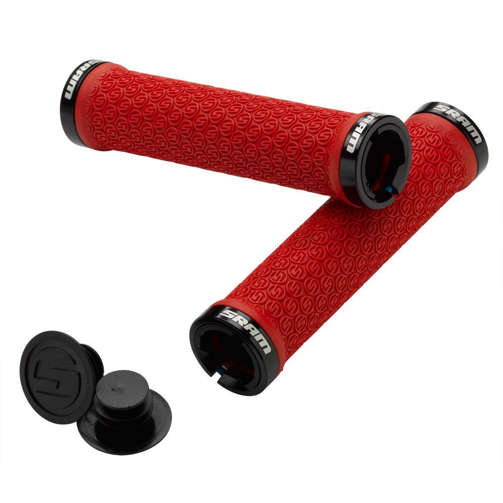 Puños SRAM DH Doble Lock On 139mm Rojo MTB - FIERRIDE