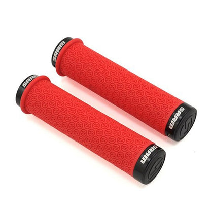 Puños SRAM DH Silicona Doble Lock On 139mm Rojo MTB - FIERRIDE