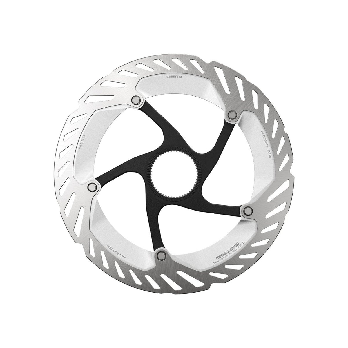 Rotor Shimano RT-CL800 180mm Centerlock para Freno de Disco - FIERRIDE