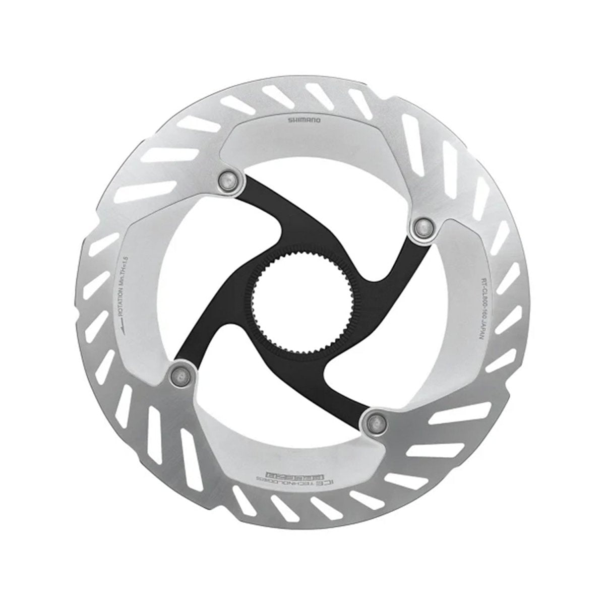 Rotor Shimano RT-CL800 180mm Centerlock para Freno de Disco - FIERRIDE