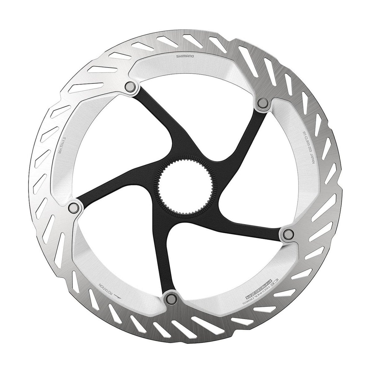 Rotor Shimano RT-CL800 203mm Freno Disco con Lock Ring Externo - FIERRIDE