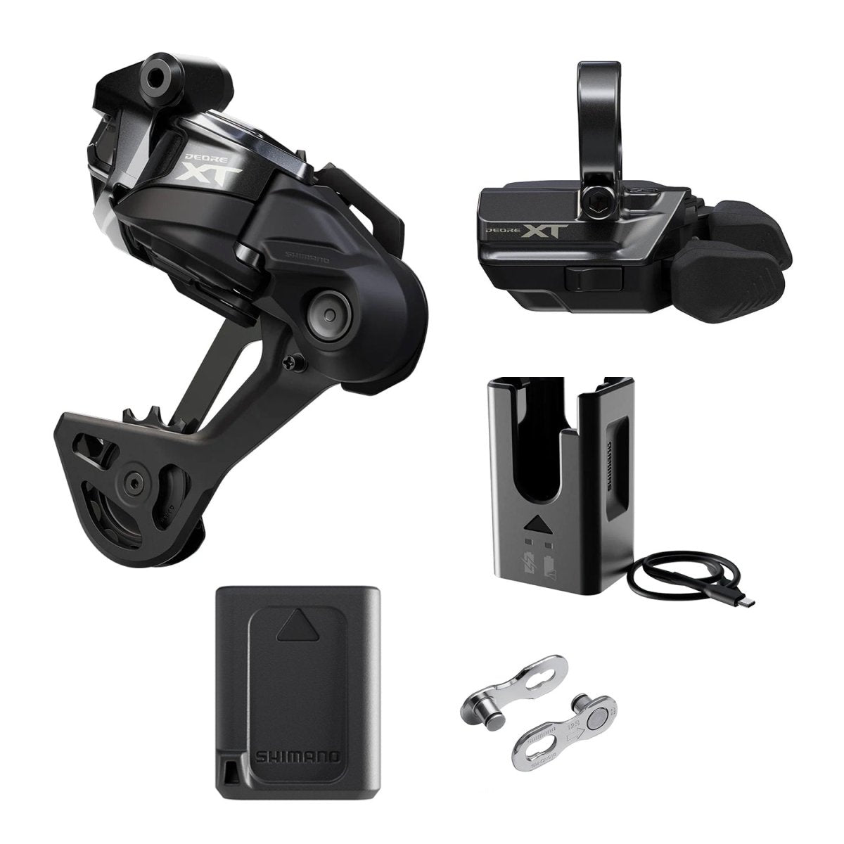 Set Shimano Di2 XT M8250 con Abrazadera – Cambio Electrónico MTB - FIERRIDE