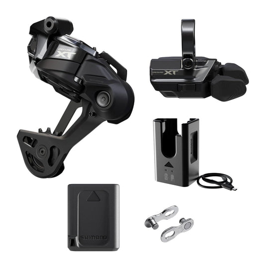 Set Shimano Di2 XT M8250 con Abrazadera – Cambio Electrónico MTB - FIERRIDE