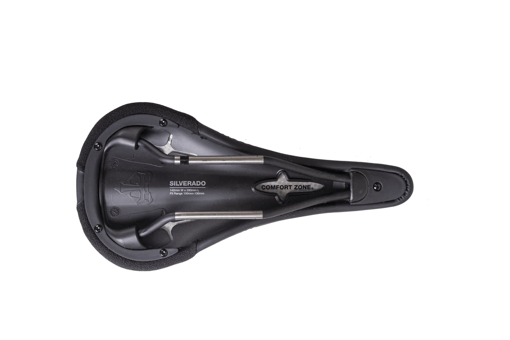 Sillín WTB Silverado Medium Cromo Negro 142x280mm - FIERRIDE