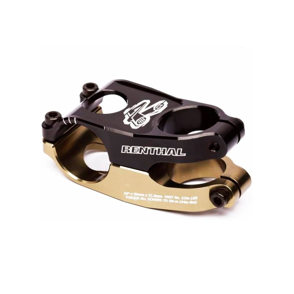 Stem Renthal Tee Duo 31.8mm 40mm 10° Negro MTB - FIERRIDE