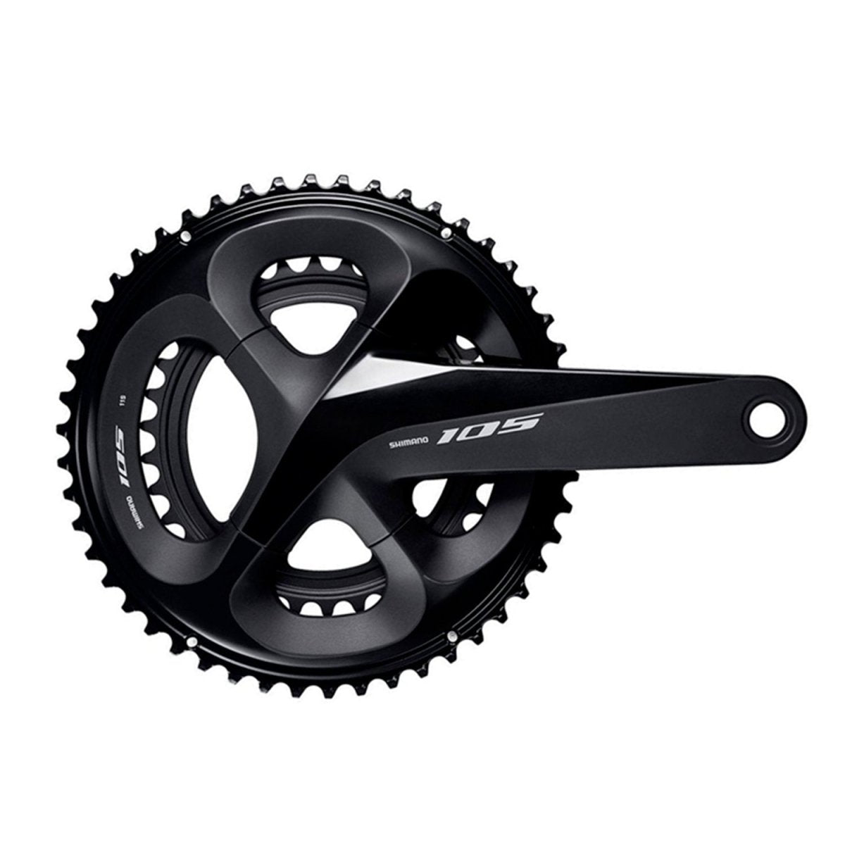 Volante Shimano FC-R7000 105 11 Vel.,hollow 2 172.5 MM 53-39 Black IND Pack - FIERRIDE