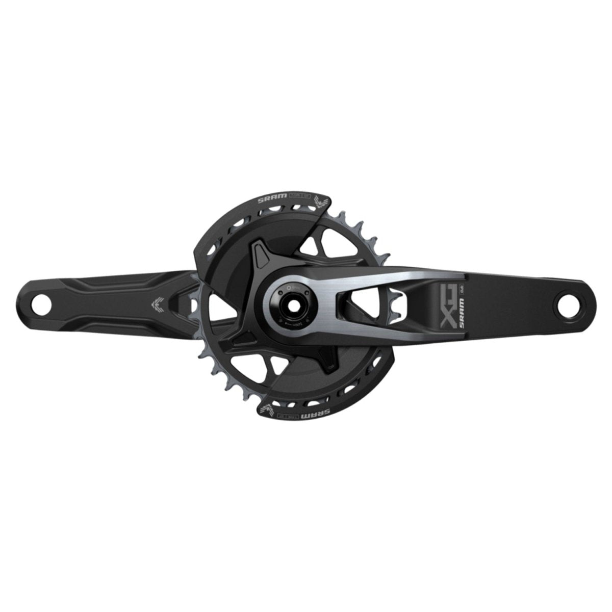 Volante SRAM Eagle X0 V2 D1 T-Type DUB Wide 55mm DM3 32T Q174 170mm Negro - FIERRIDE