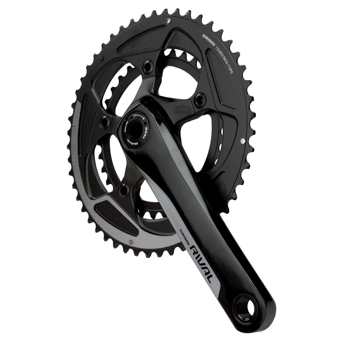 Volante SRAM Rival 22 50-34T 175mm BCD110 BB30 68mm - FIERRIDE
