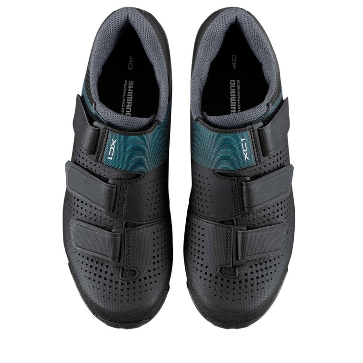 Zapatillas MTB XC Shimano SH-XC100 Mujer Negro Talla 40 - FIERRIDE